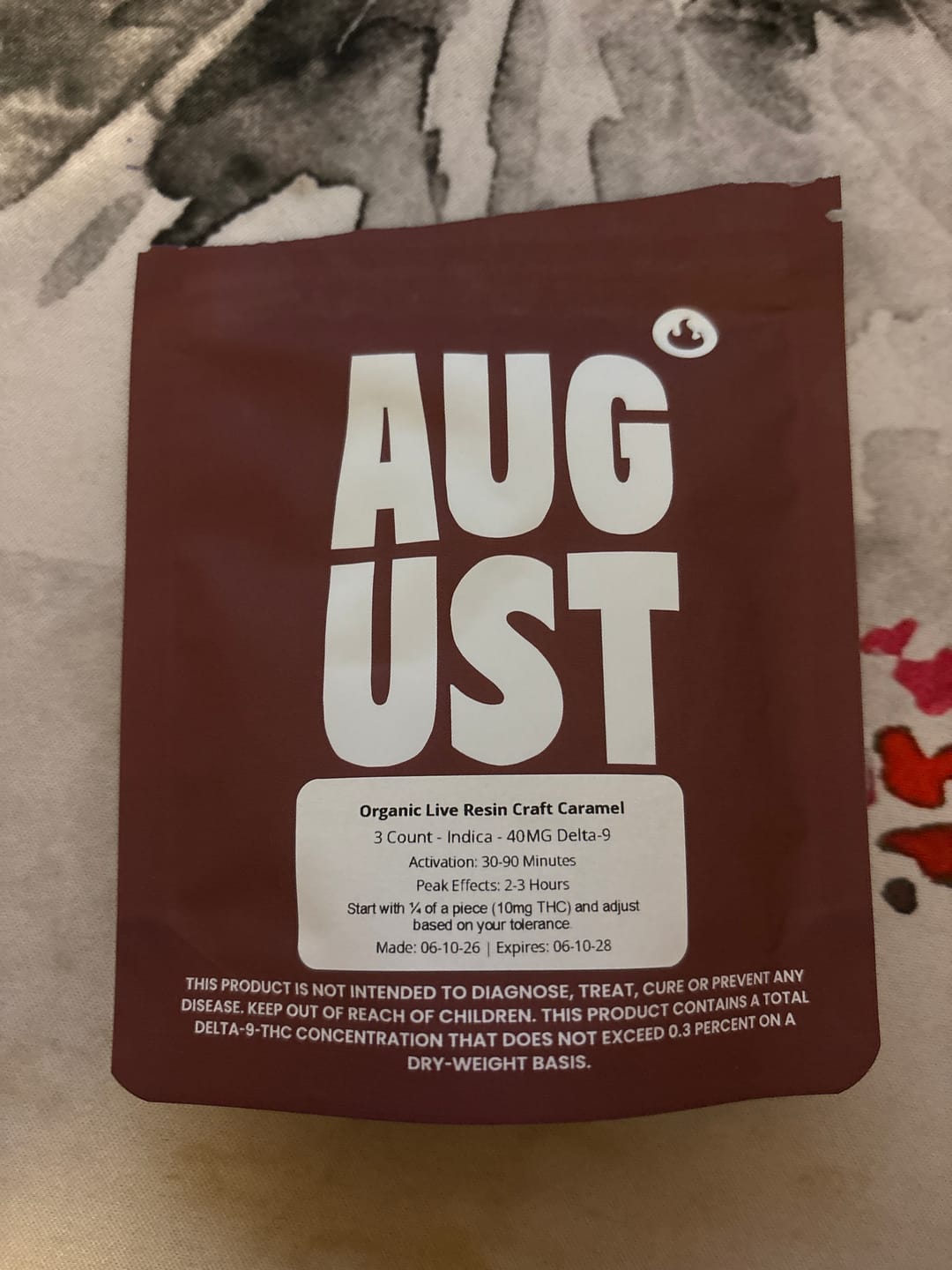 Customer photo review of Craft Organic Live Resin Caramels
