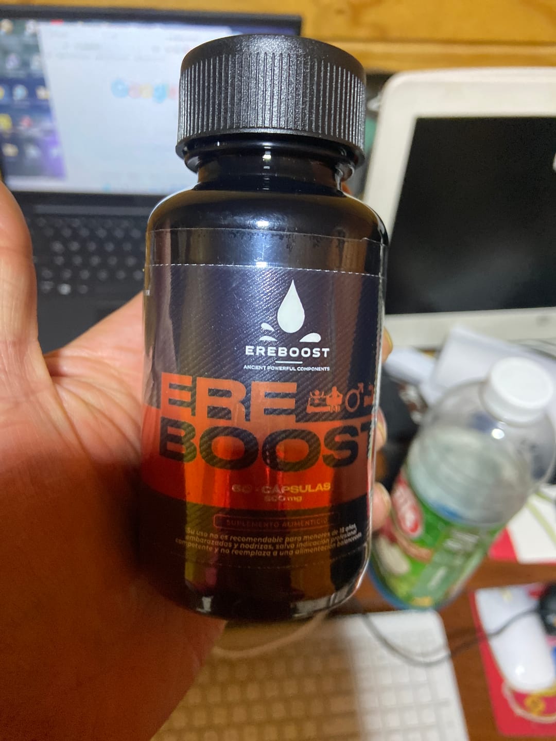 Customer photo review of EREBOOST | 60 Cápsulas | Pack 3 meses