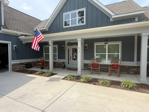 Customer photo review of 3' x 5' American Flag Set