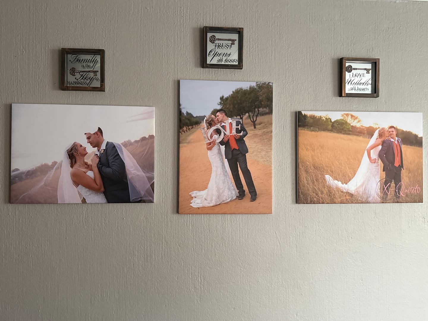 Customer photo review of 3 x A2 Canvas Combo