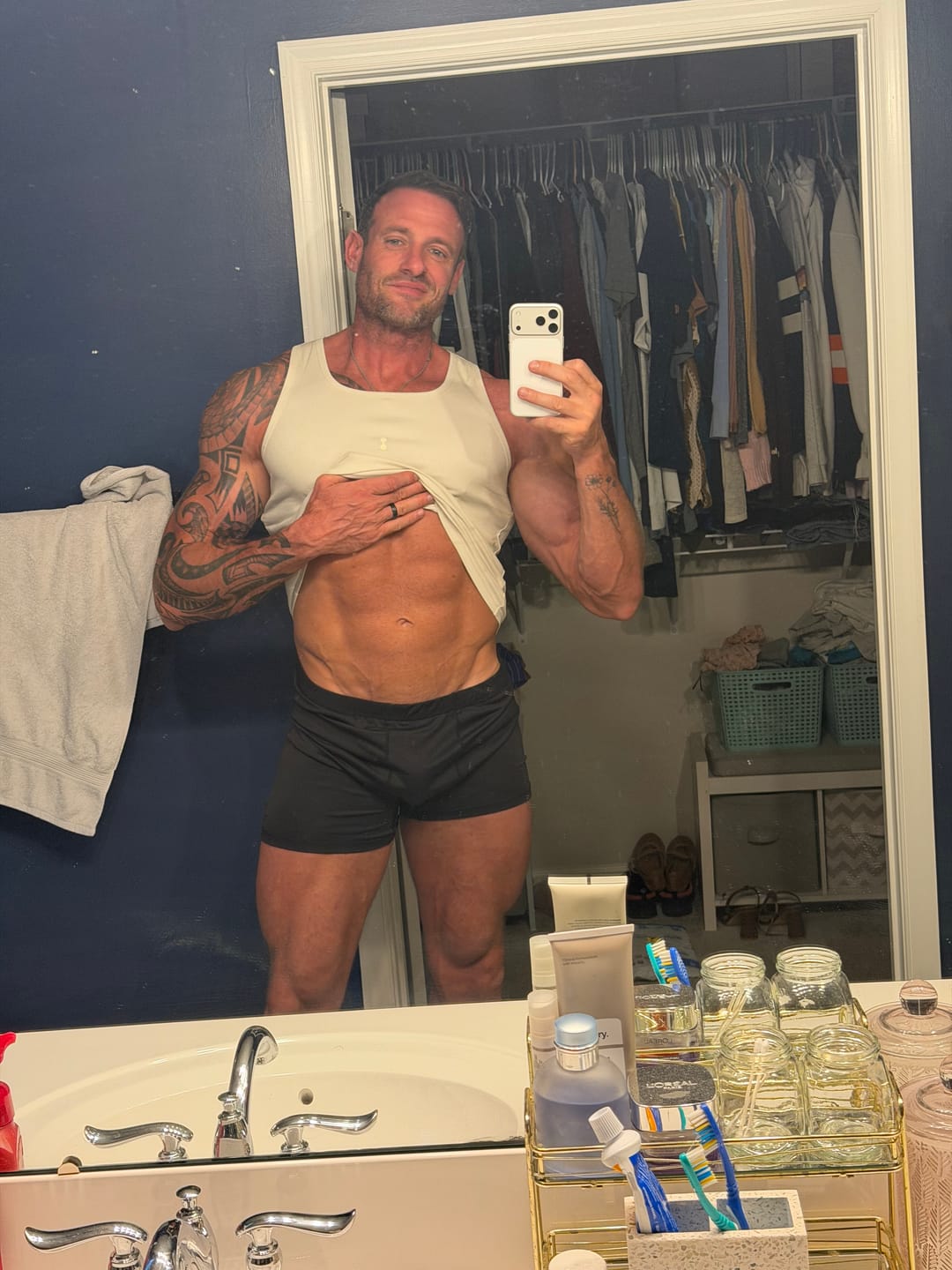 Customer photo review of Bone Muscle Tank