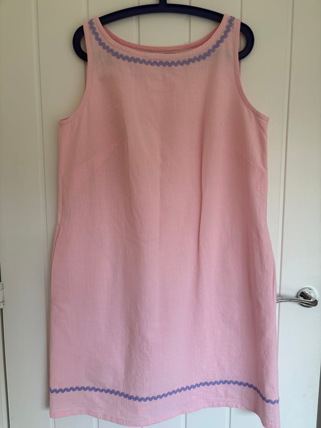 Customer photo review of Clearance - Linen Feel 100% Cotton Fabric
