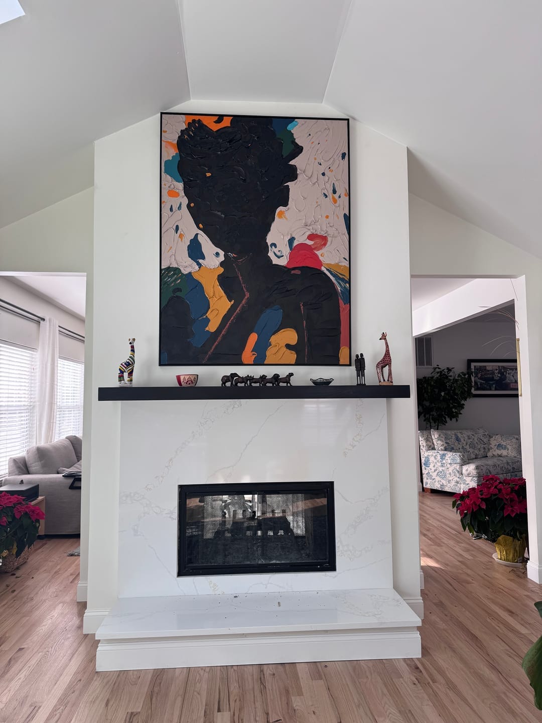 Customer photo review of Grace - Dark Abstract Portrait Wall Art
