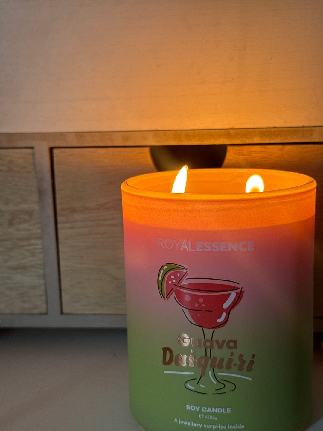 Customer photo review of Guava Daiquiri (Candle)