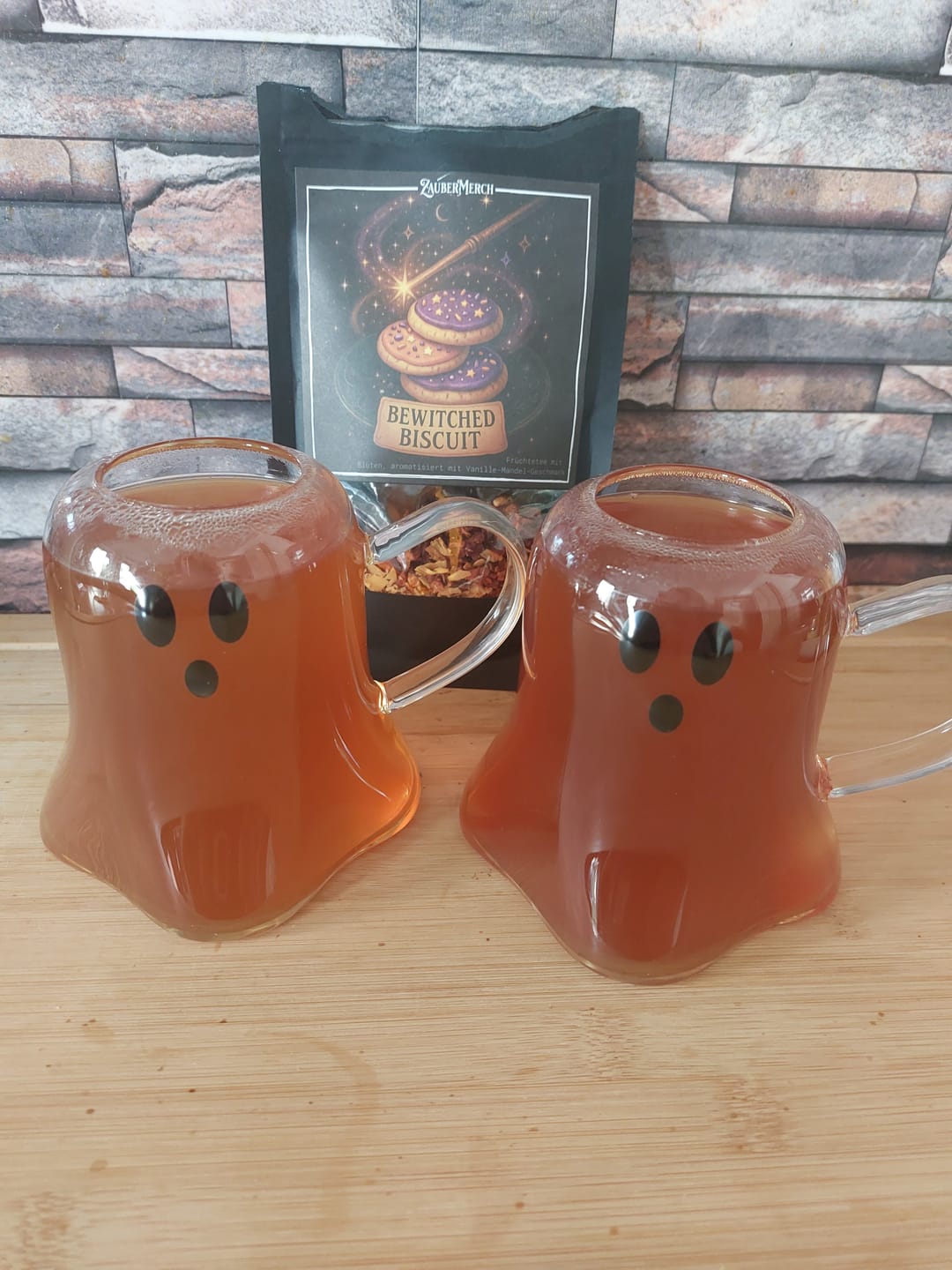 Customer photo review of Geister-Tasse aus Glas