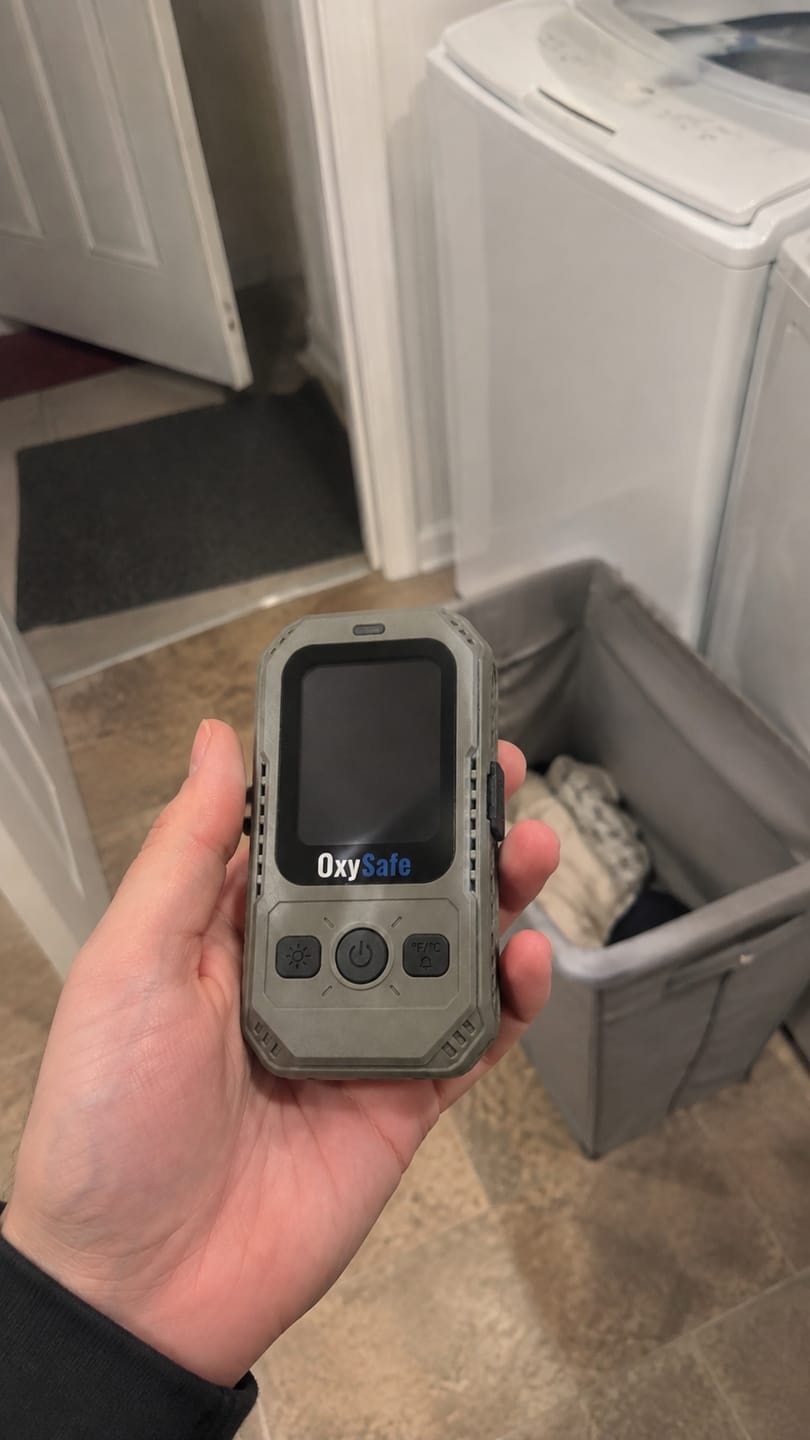 Customer photo review of OxySafe™ OffGrid RV & Motorhome CO Detector