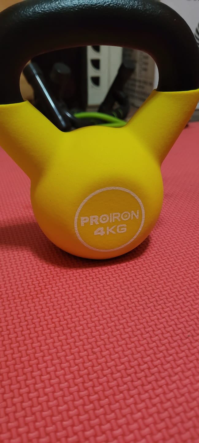 Customer photo review of Pesa Rusa o Kettlebell de Neopreno