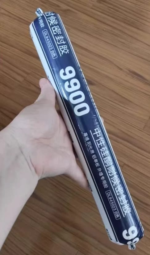 Customer photo review of High - Strength 9900 Structural Silicone Sealant - Outdoor Weatherproof Adhesive for Windows & Doors