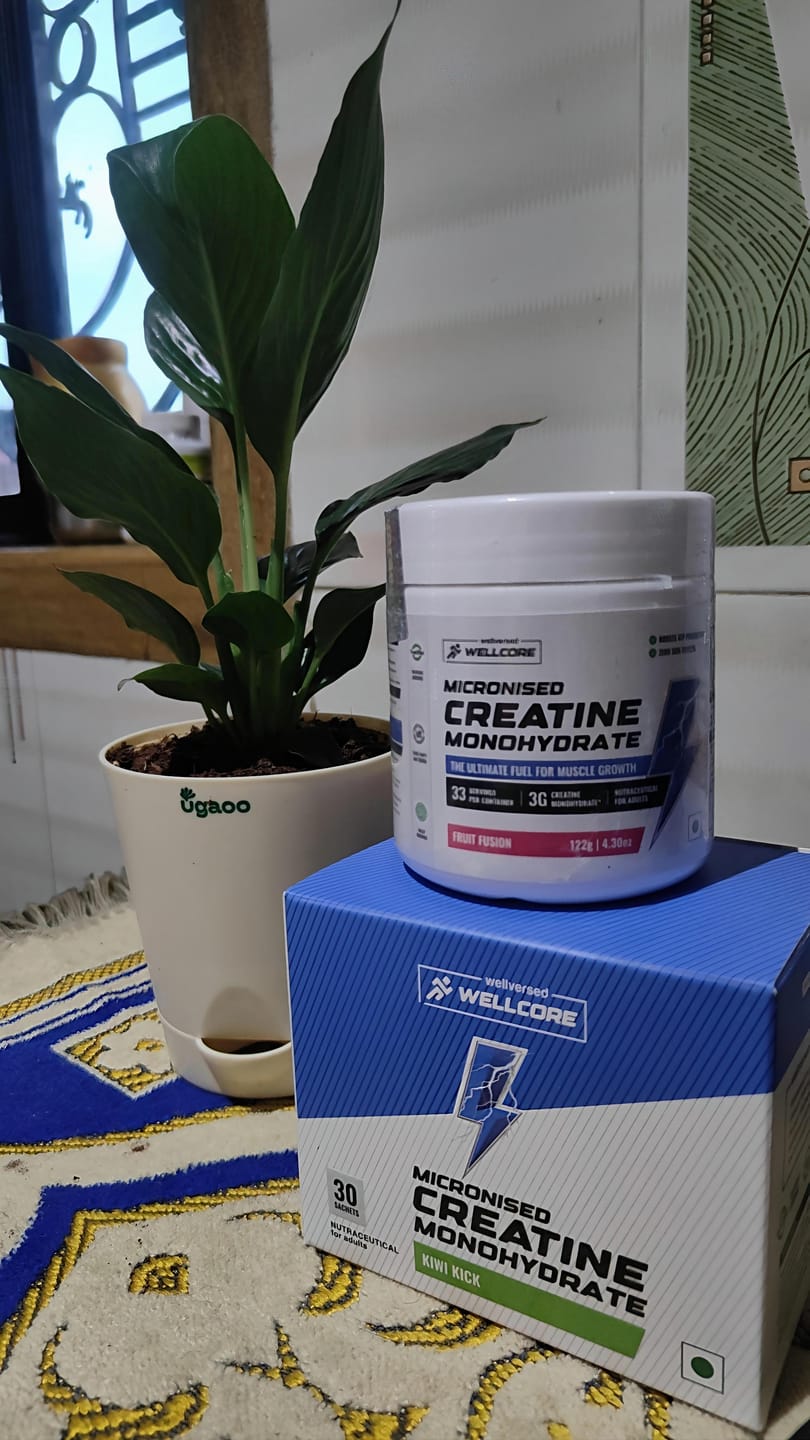 Customer photo review of Wellcore - Pure Micronised Creatine Monohydrate | Kiwi Kick (30 Sachets)