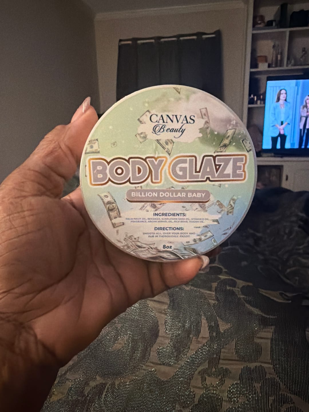 Customer photo review of BODY GLAZE: BILLION DOLLAR BABY