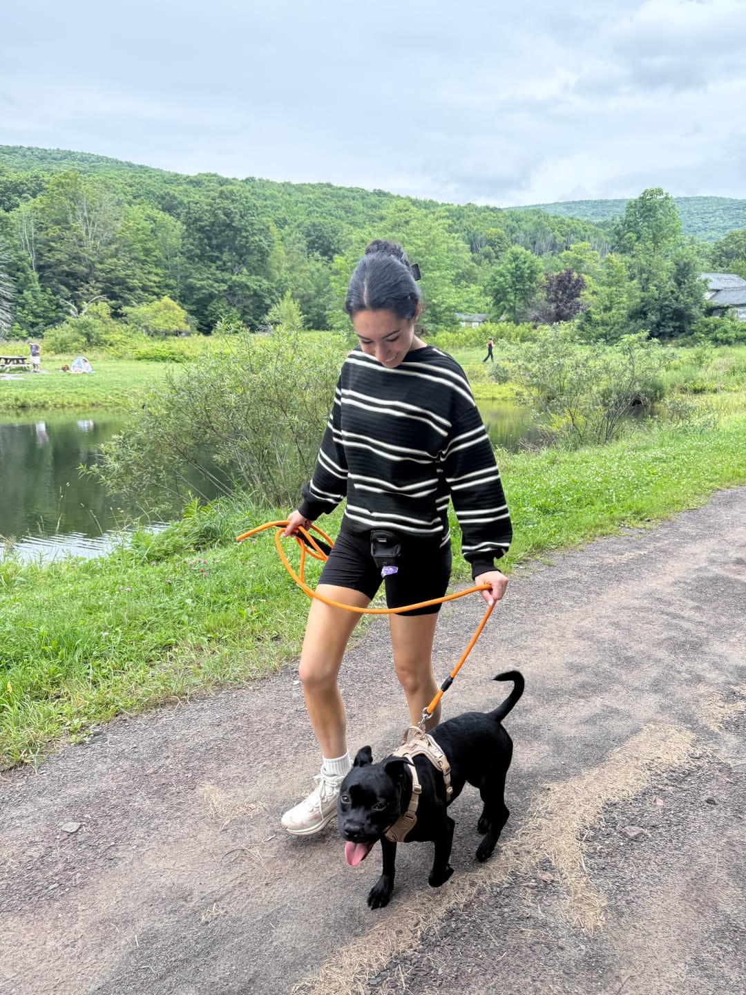 Customer photo review of Anti Pull Hurricane Harness Lighter | With Handle - Tan X Tan