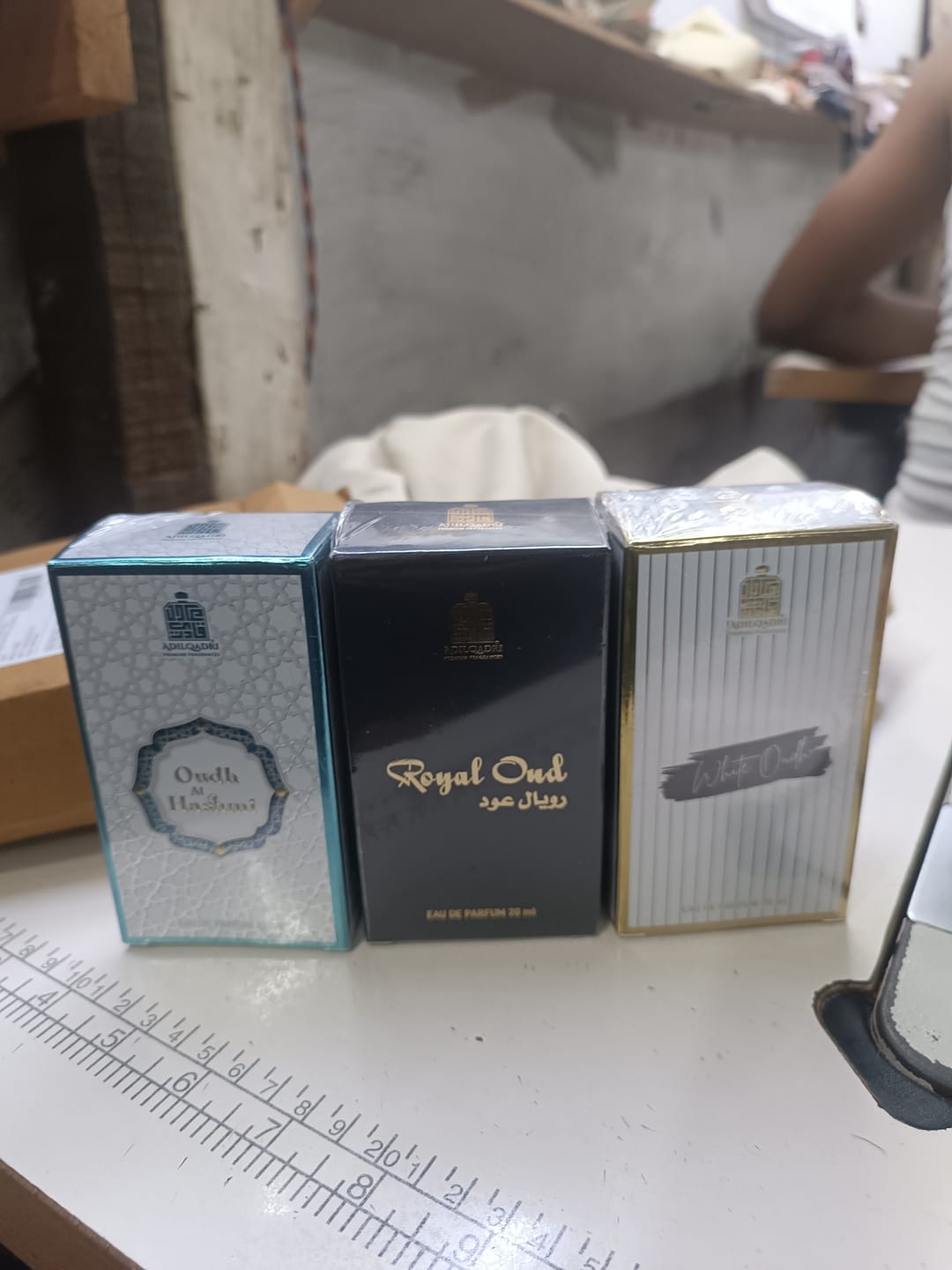 Customer photo review of White Oudh, Royal Oudh And Oudh Al Hashmi Perfume Spray Combo 20ml each