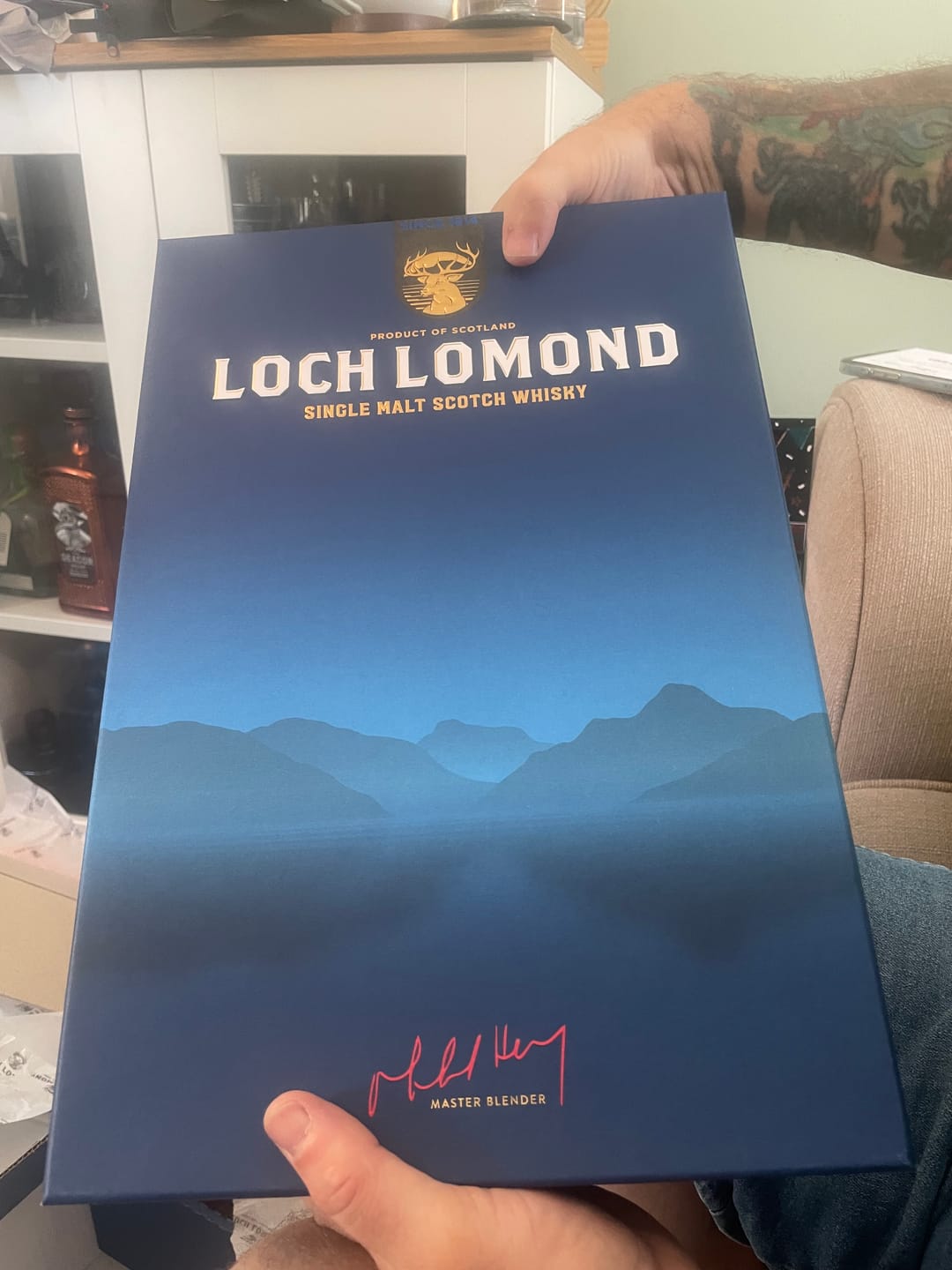 Customer photo review of 12 Year Old Whisky & Glass Gift Set