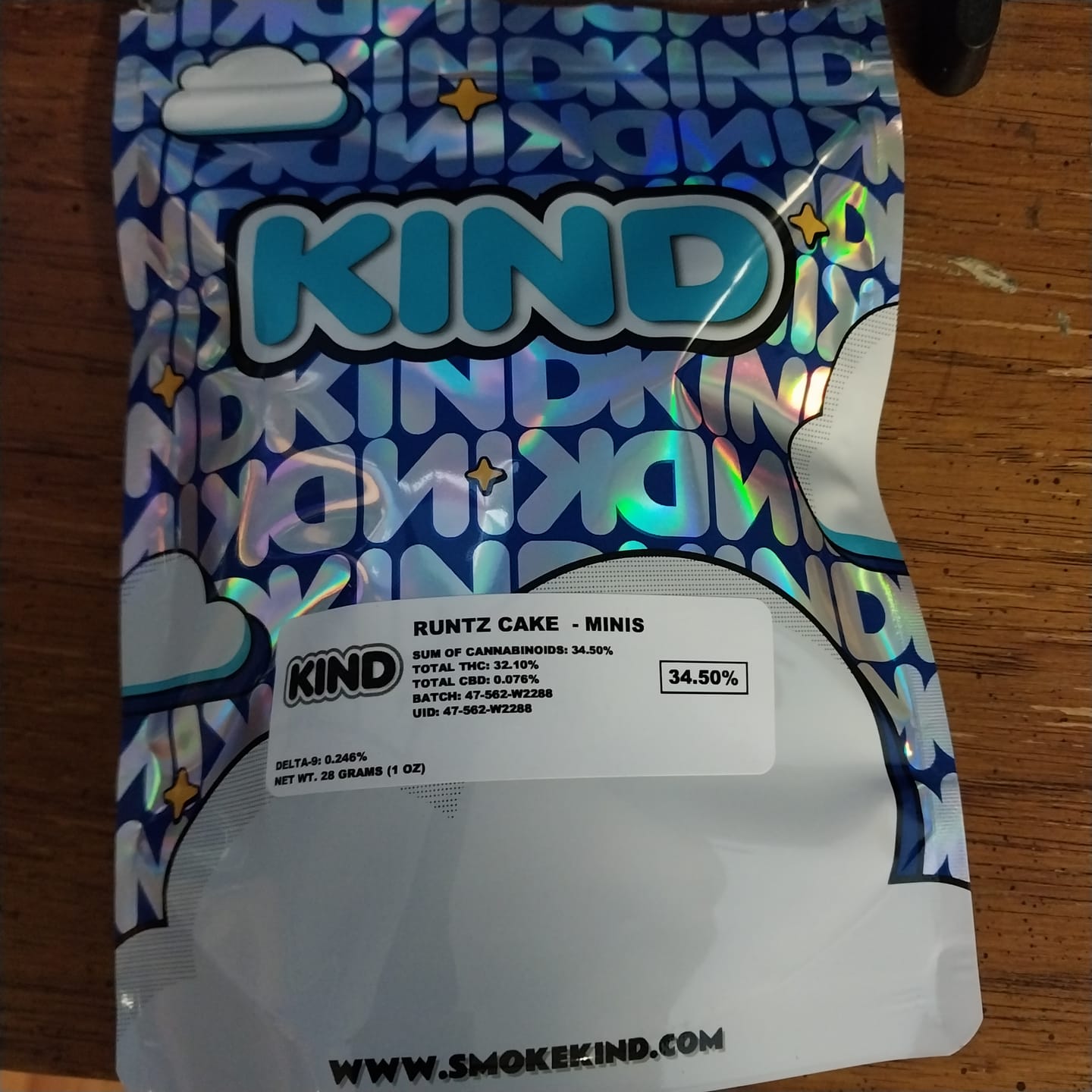 Customer photo review of Runtz Cake - Minis - 28 Grams - Hybrid