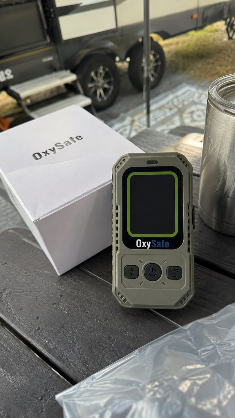 Customer photo review of OxySafe™ OffGrid RV & Motorhome CO Detector