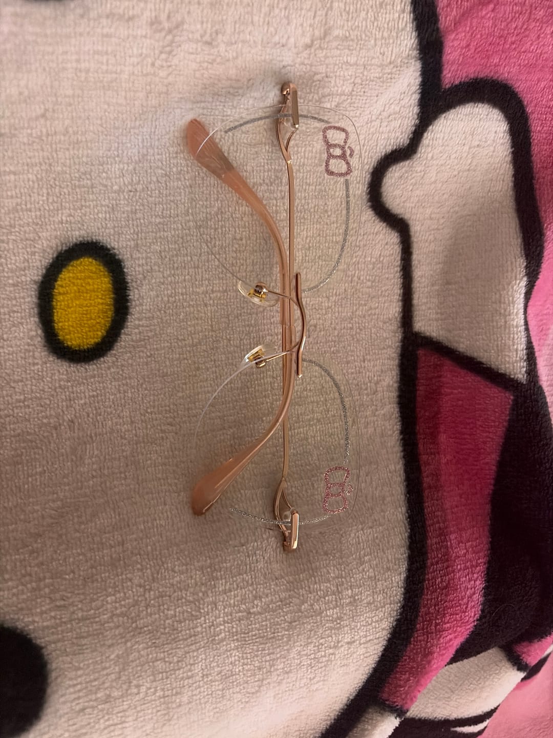 Customer photo review of Kitty Eyeglasses