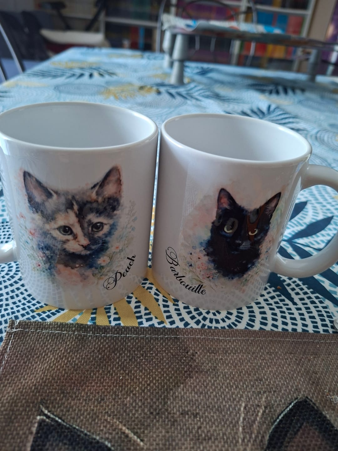 Customer photo review of Aquarell - Mug personnalisé
