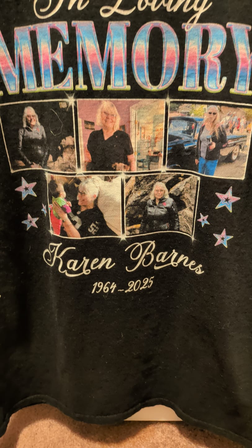 Customer photo review of Personalized Photo In Loving Memory T-Shirt, Sympathy Gift for Loss of a Loved One T-Shirt