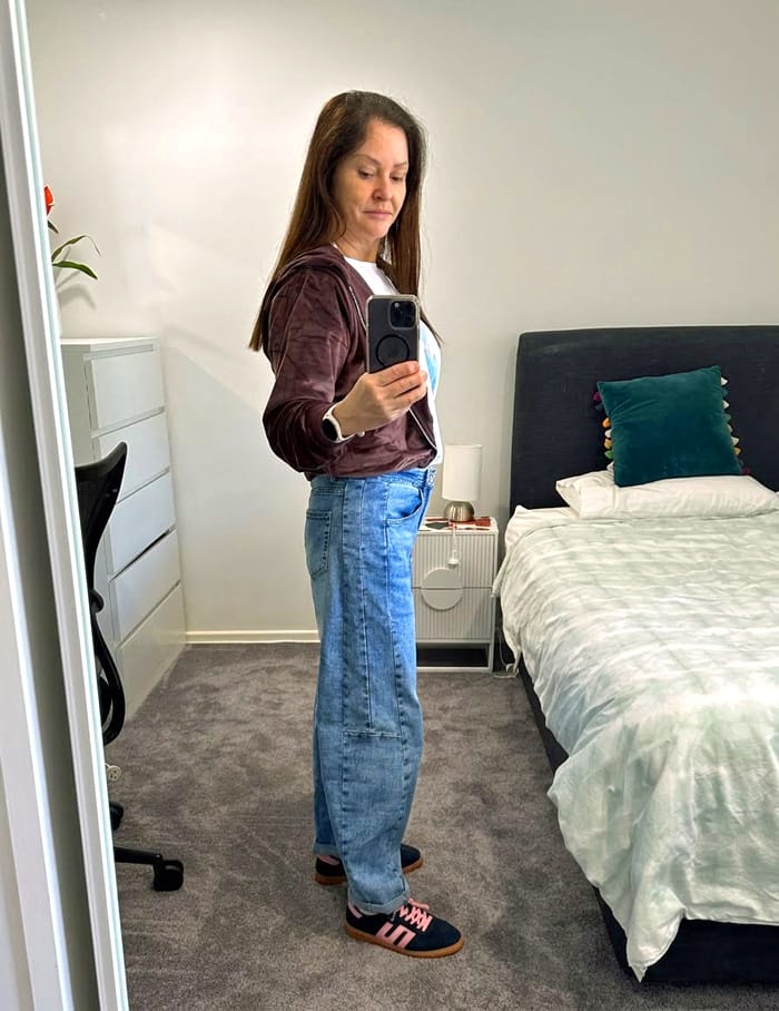 Customer photo review of Idaho Barrel Jean
