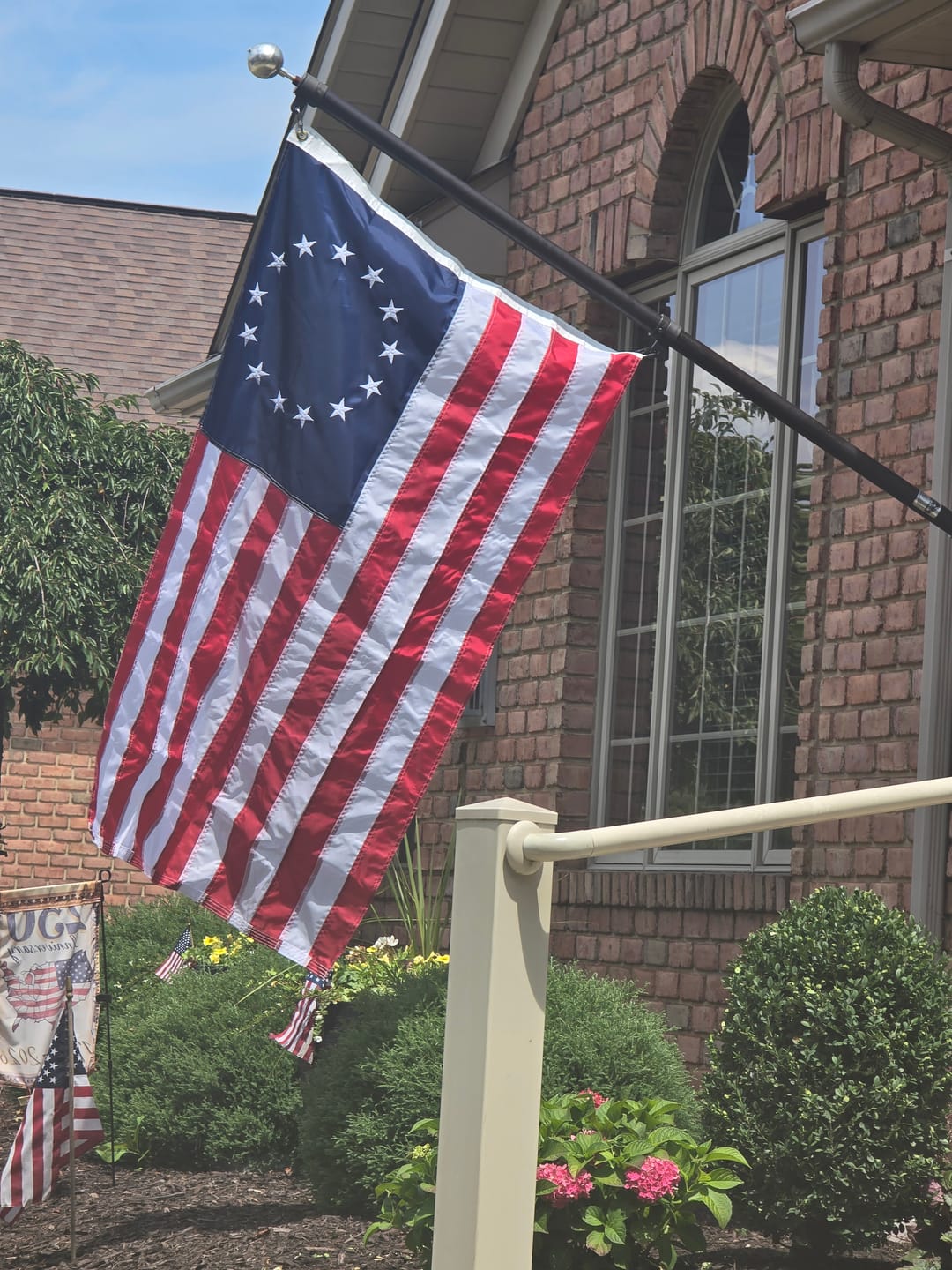 Customer photo review of 3' x 5' Betsy Ross Flag