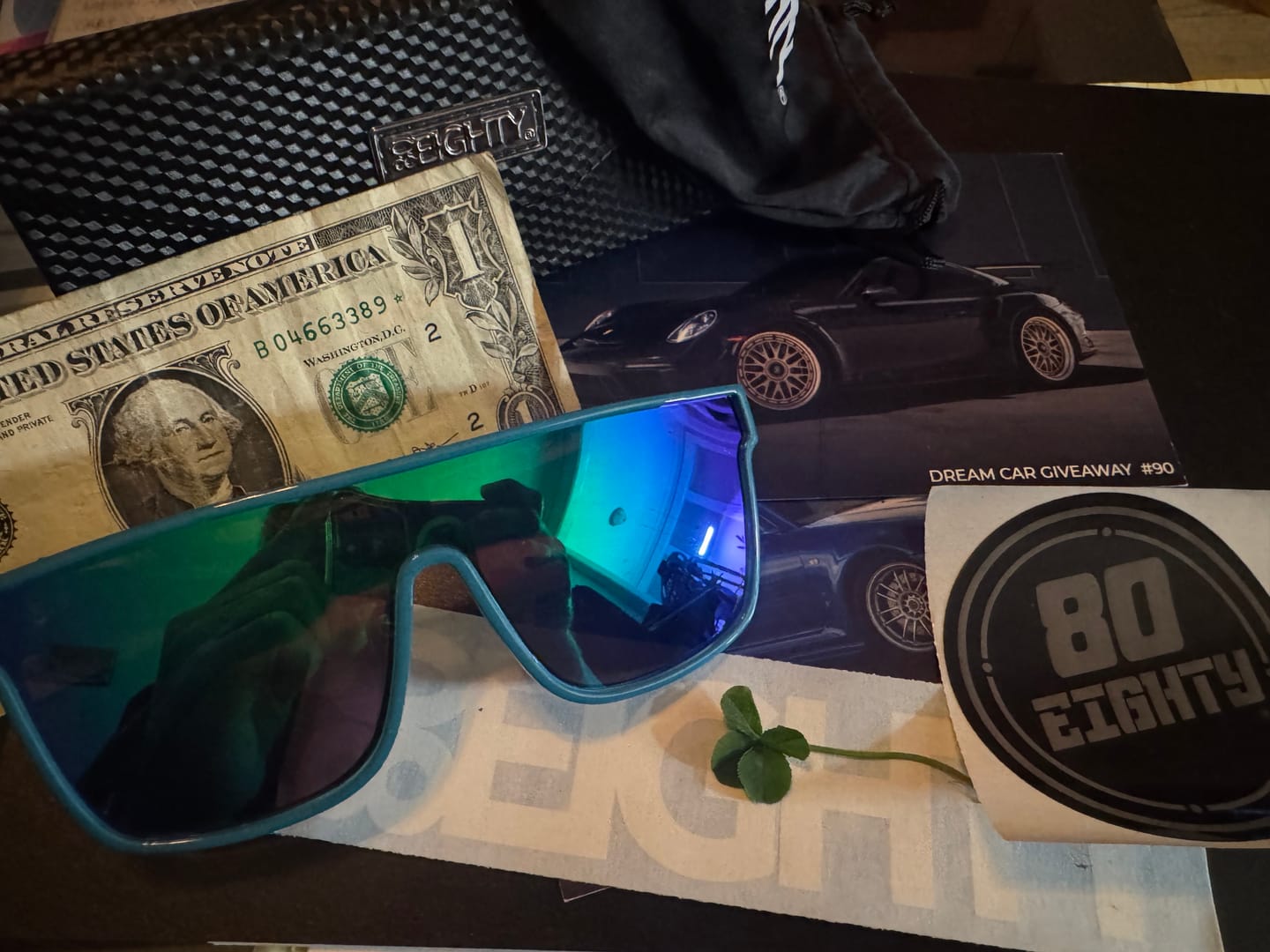 Customer photo review of 80Eighty® Polarized Bay Sunglasses