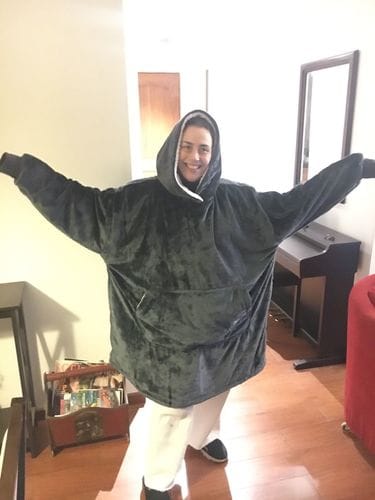 Customer photo review of Abrigo Oversize - Dolly Marengo Unisex