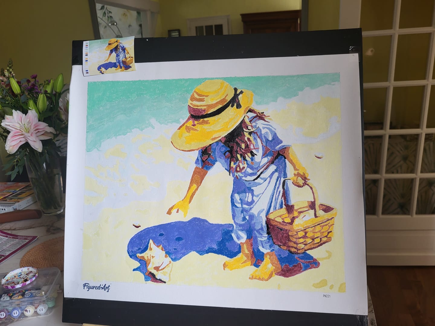 Customer photo review of Petite Fille à la Plage