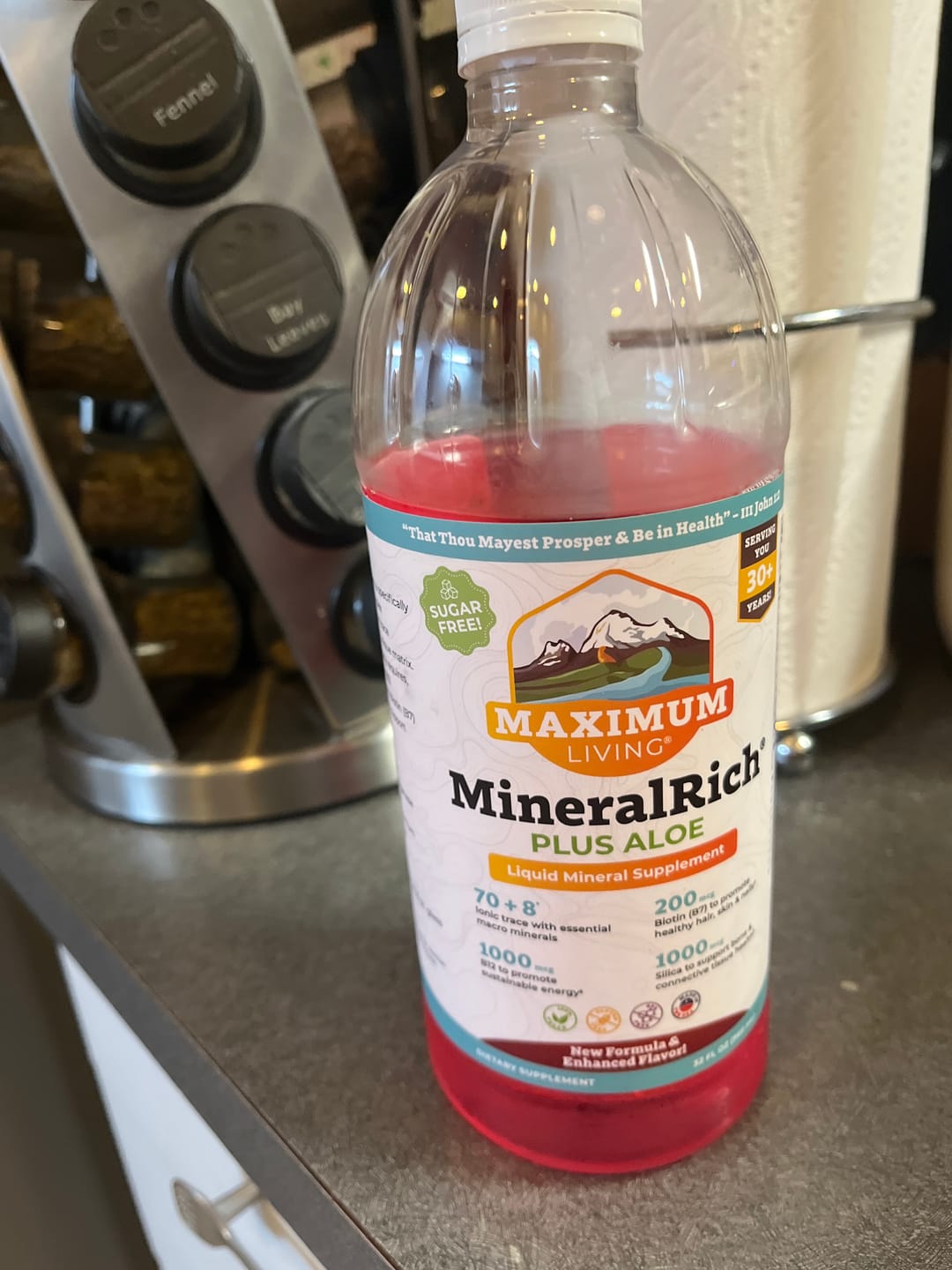 Customer photo review of MineralRich ALOE (Now Sugar-Free)