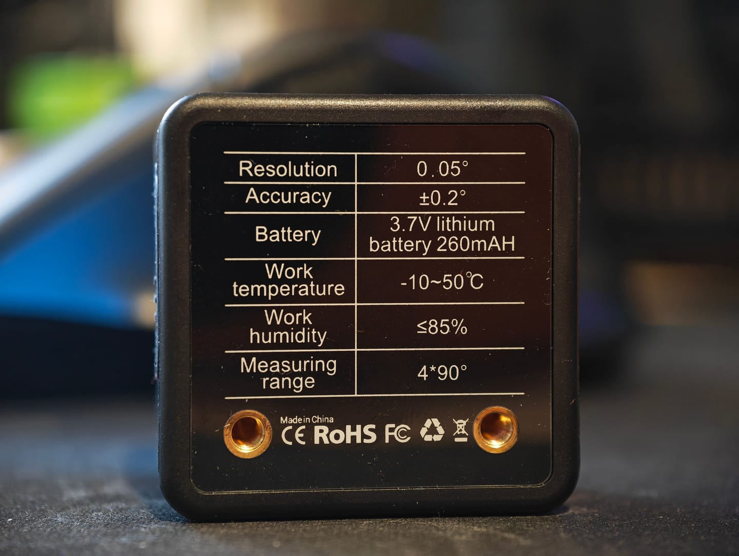 Customer photo review of Mini Digital Angle Gauge Hapstone