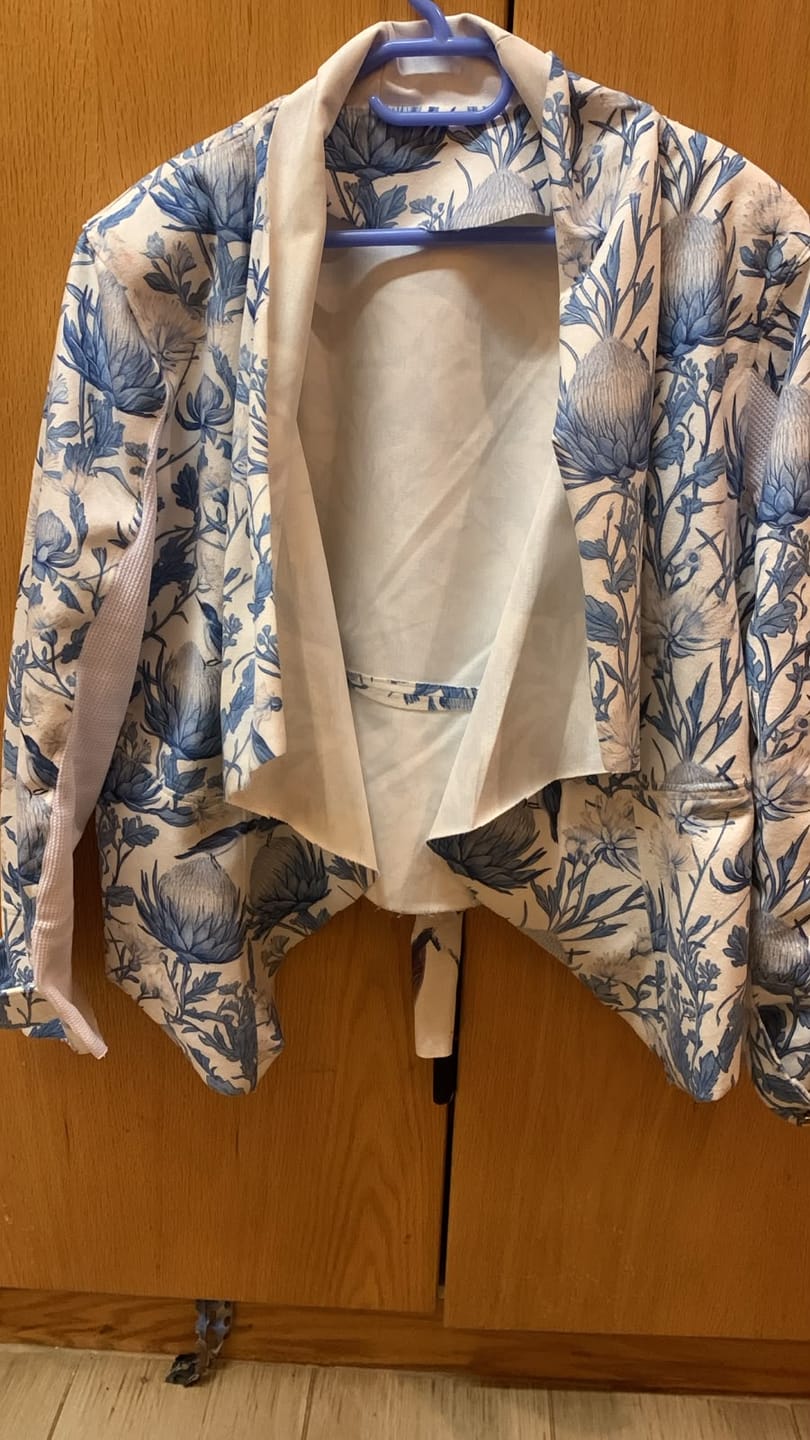 Customer photo review of Printed Velvet Delft Protea