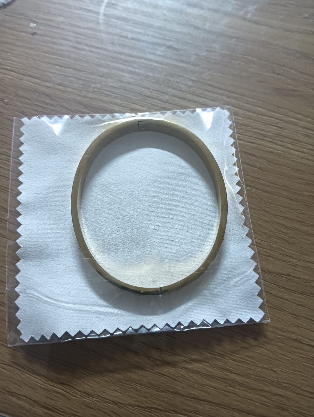 Customer photo review of Bratara Love - Auriu