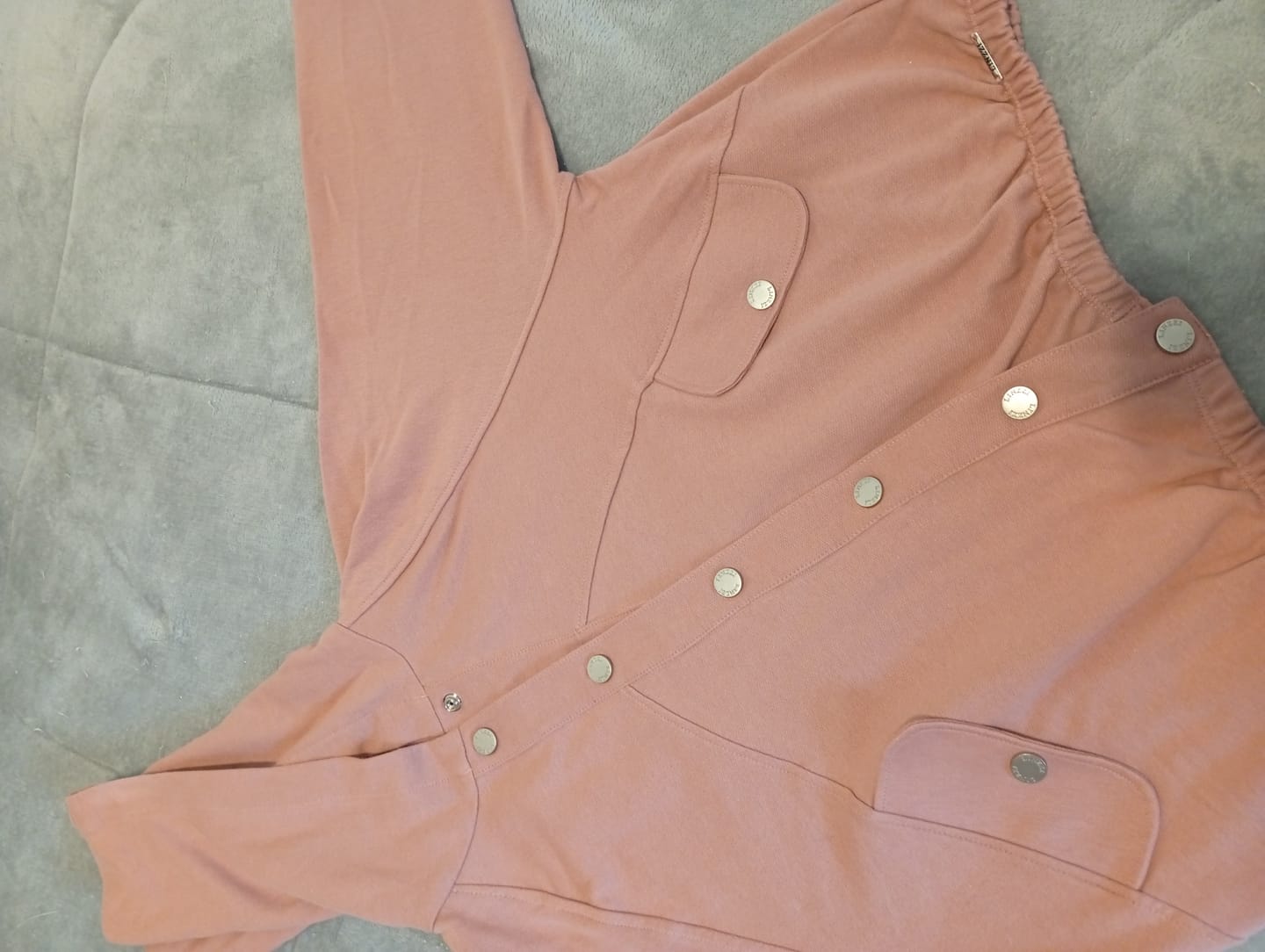 Customer photo review of Jaqueta Oversized em Moletom sem Pelúcia 92237 Linzzi