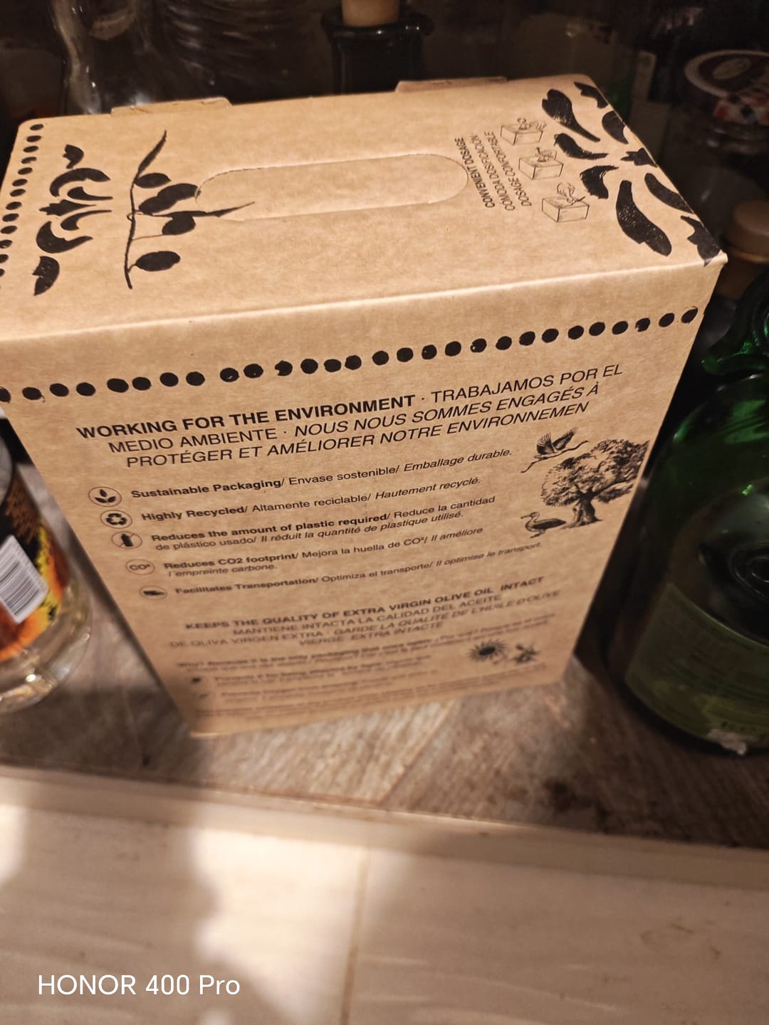 Customer photo review of Маслиново масло GARCIA DE LA CRUZ BIB, кутия 3 л