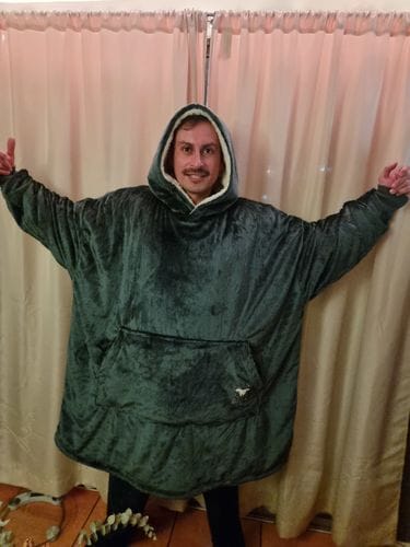 Customer photo review of Abrigo Oversize - Dolly Marengo Unisex
