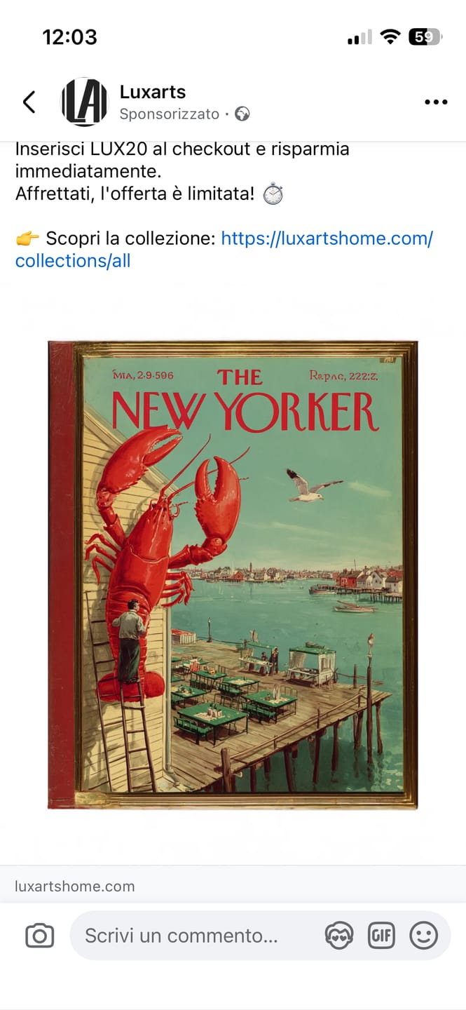 Customer photo review of New Yorker Lobster
