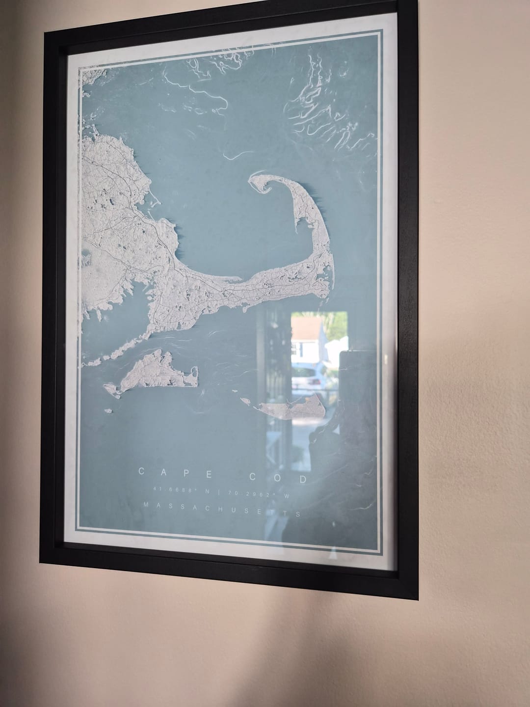 Customer photo review of Cape Cod Topographic Map Print