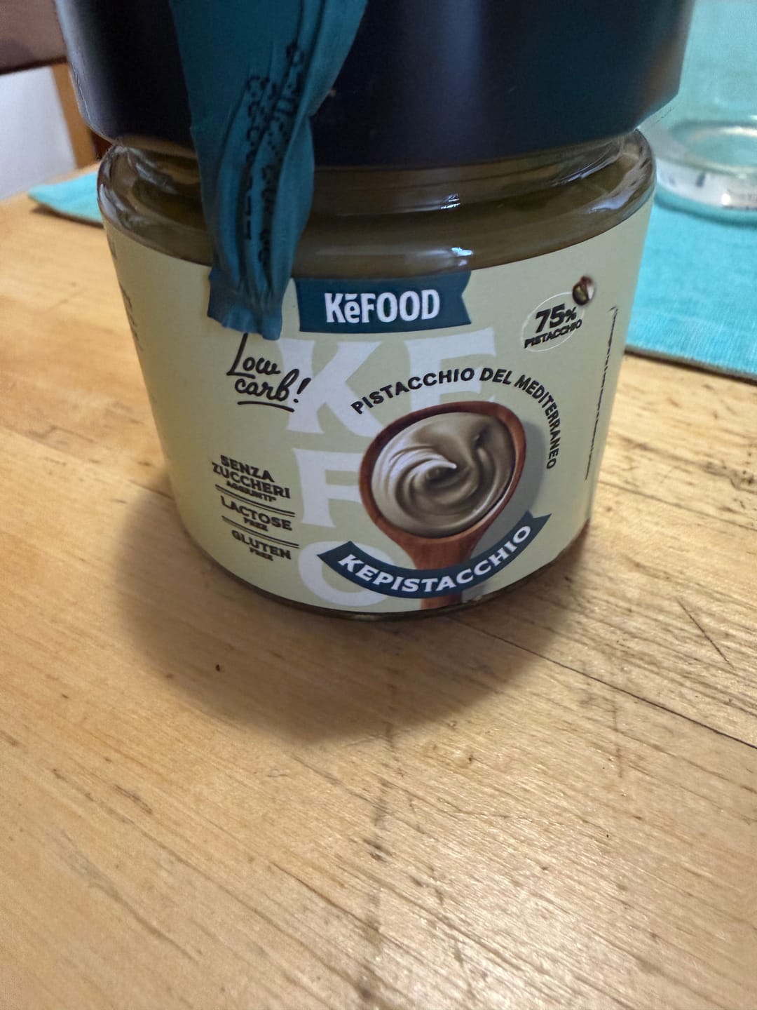 Customer photo review of KEPISTACCHIO 250G CREMA SPALMABILE PISTACCHIO E CACAO SENZA ZUCCHERO