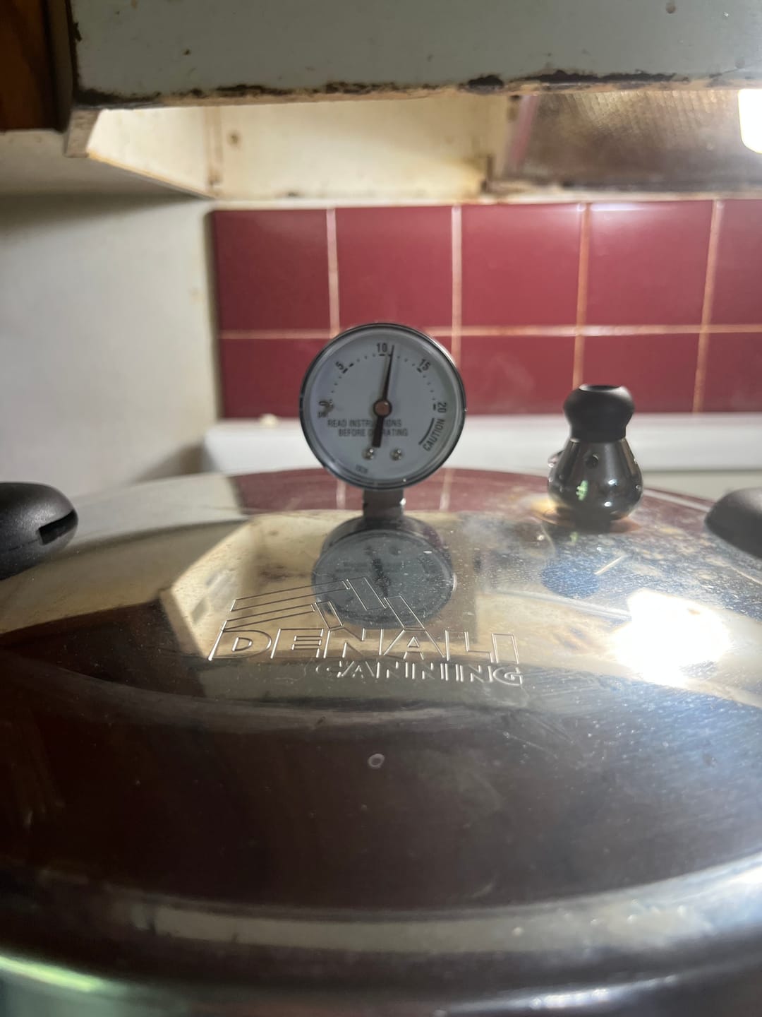 Customer photo review of THE TANKER™ 23 Quart Pressure Canner & Cooker by Denali