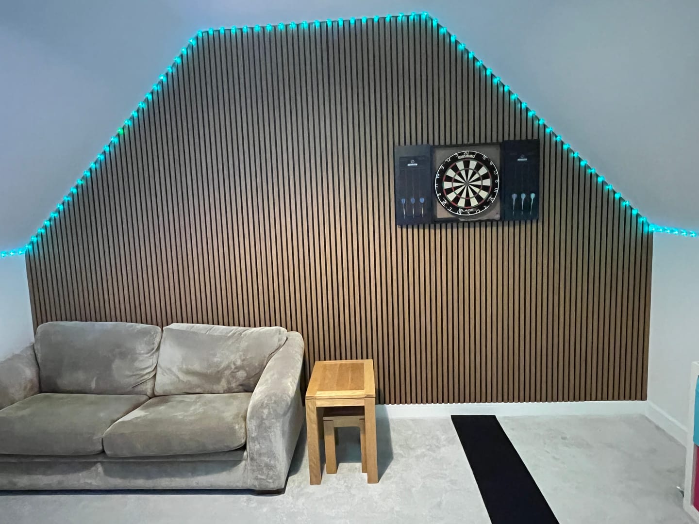 Customer photo review of Natural Oak Acoustic Wall Panel