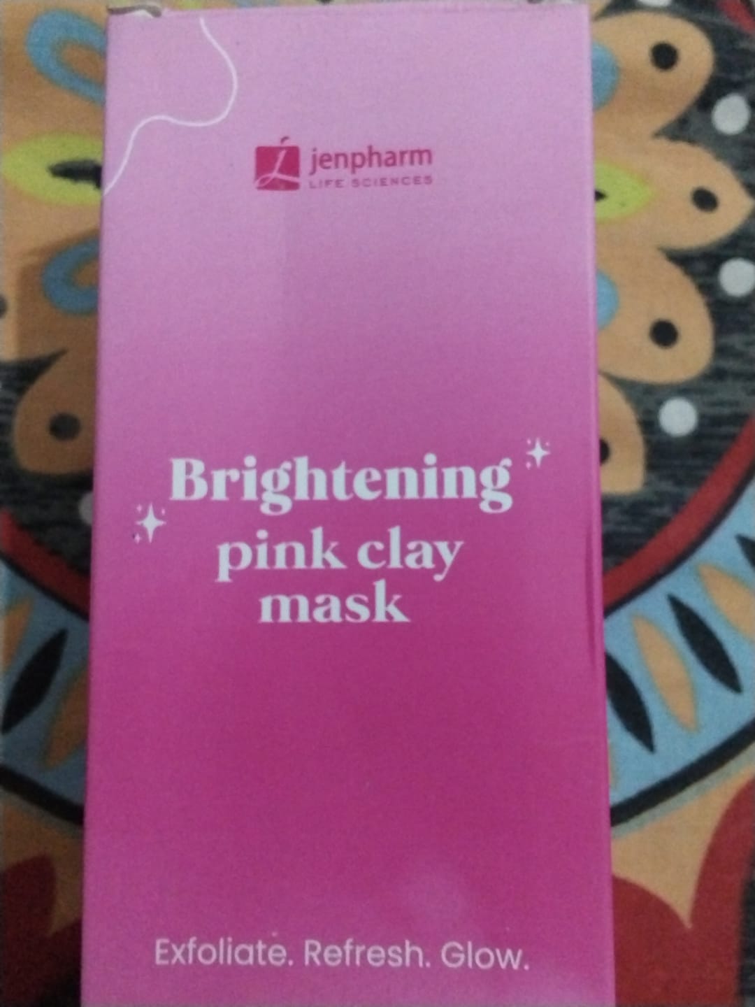 Customer photo review of Brightening Pink Clay Mask