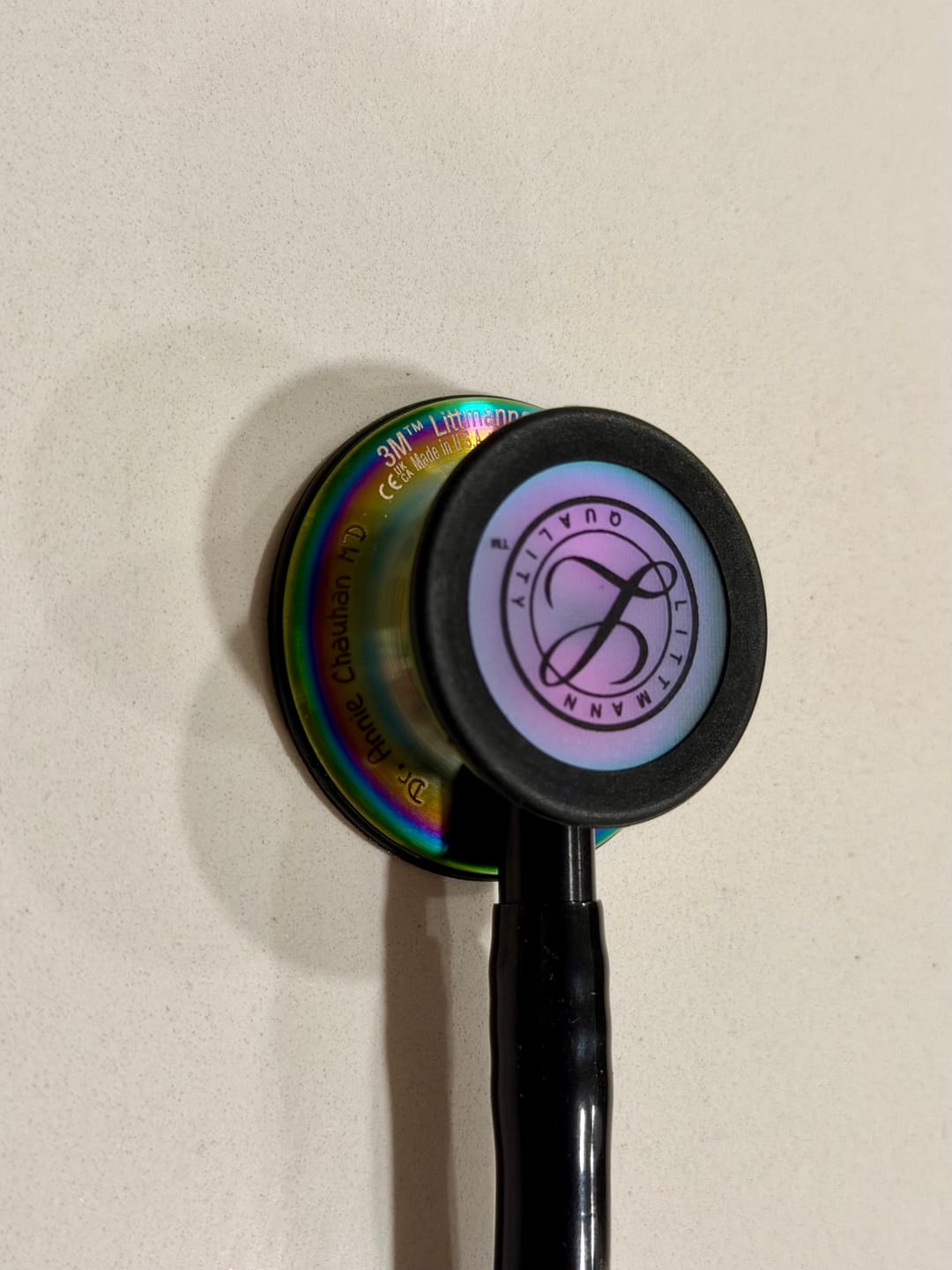 Customer photo review of Littmann Classic III Monitoring Stethoscope: Rainbow and Black 5870