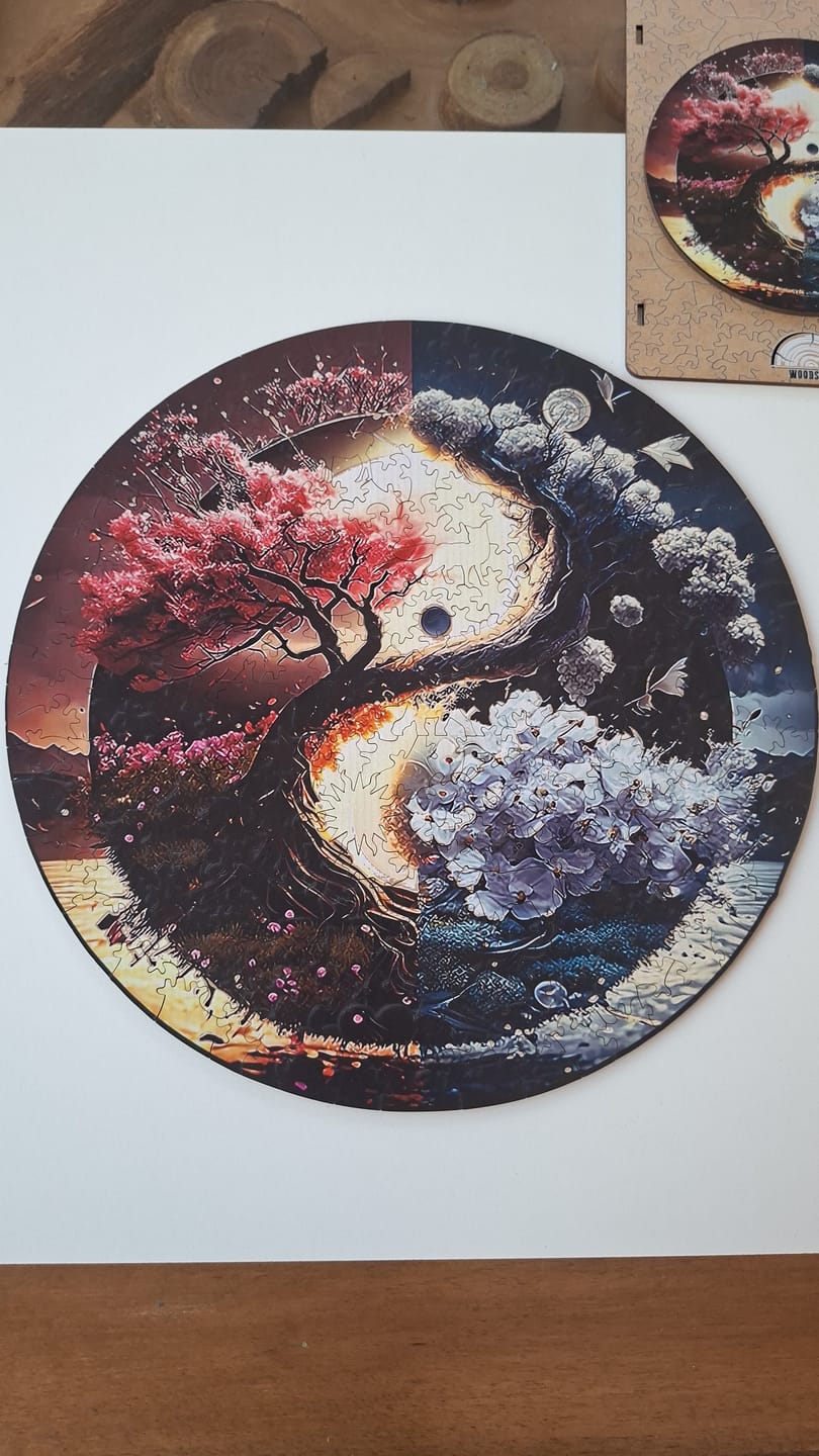 Customer photo review of Fantasia Yin Yang - Ahşap Puzzle