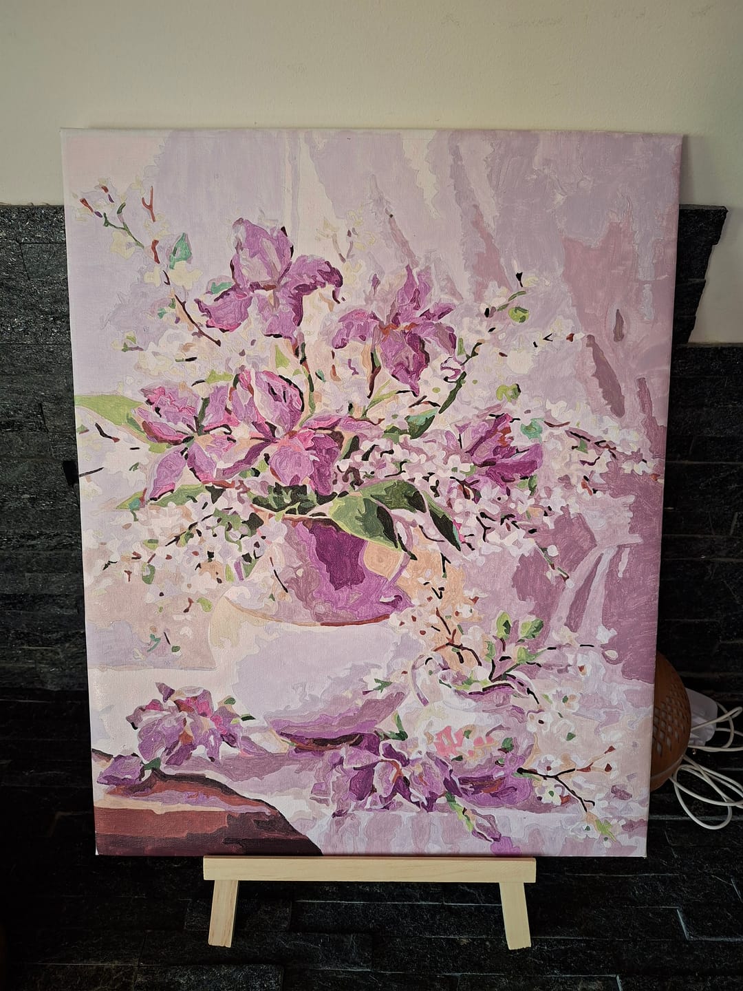 Customer photo review of Vase pourpre élégant