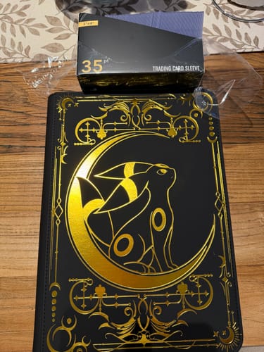 Customer photo review of Lunar Shadow 9-Pocket Trading Card Binder