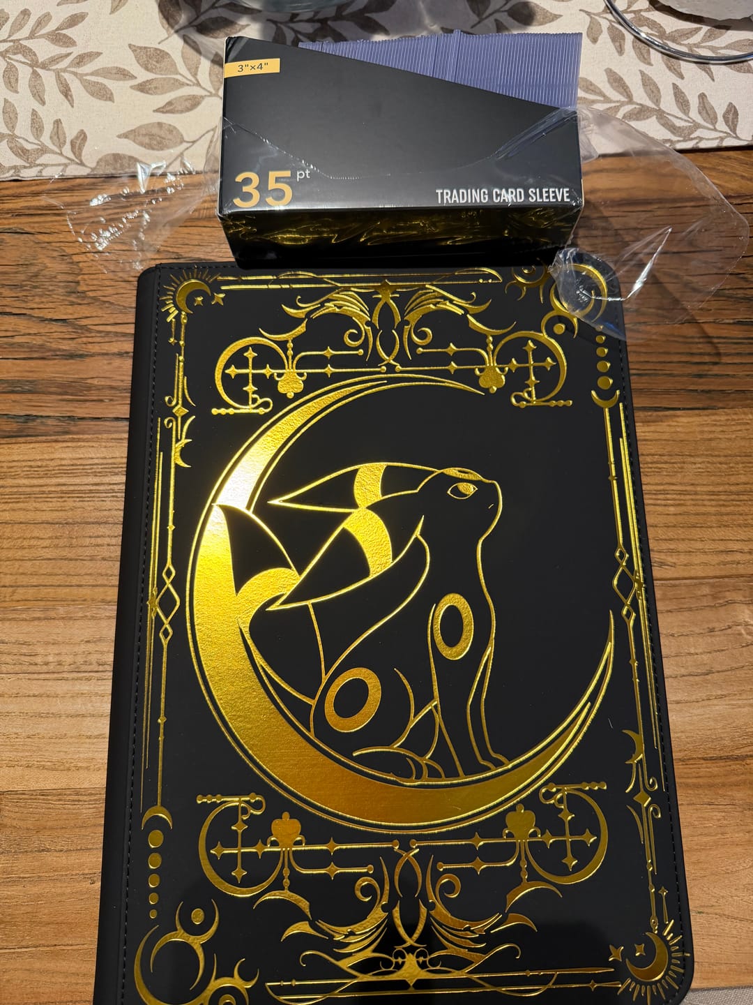 Customer photo review of Lunar Shadow 9-Pocket Trading Card Binder