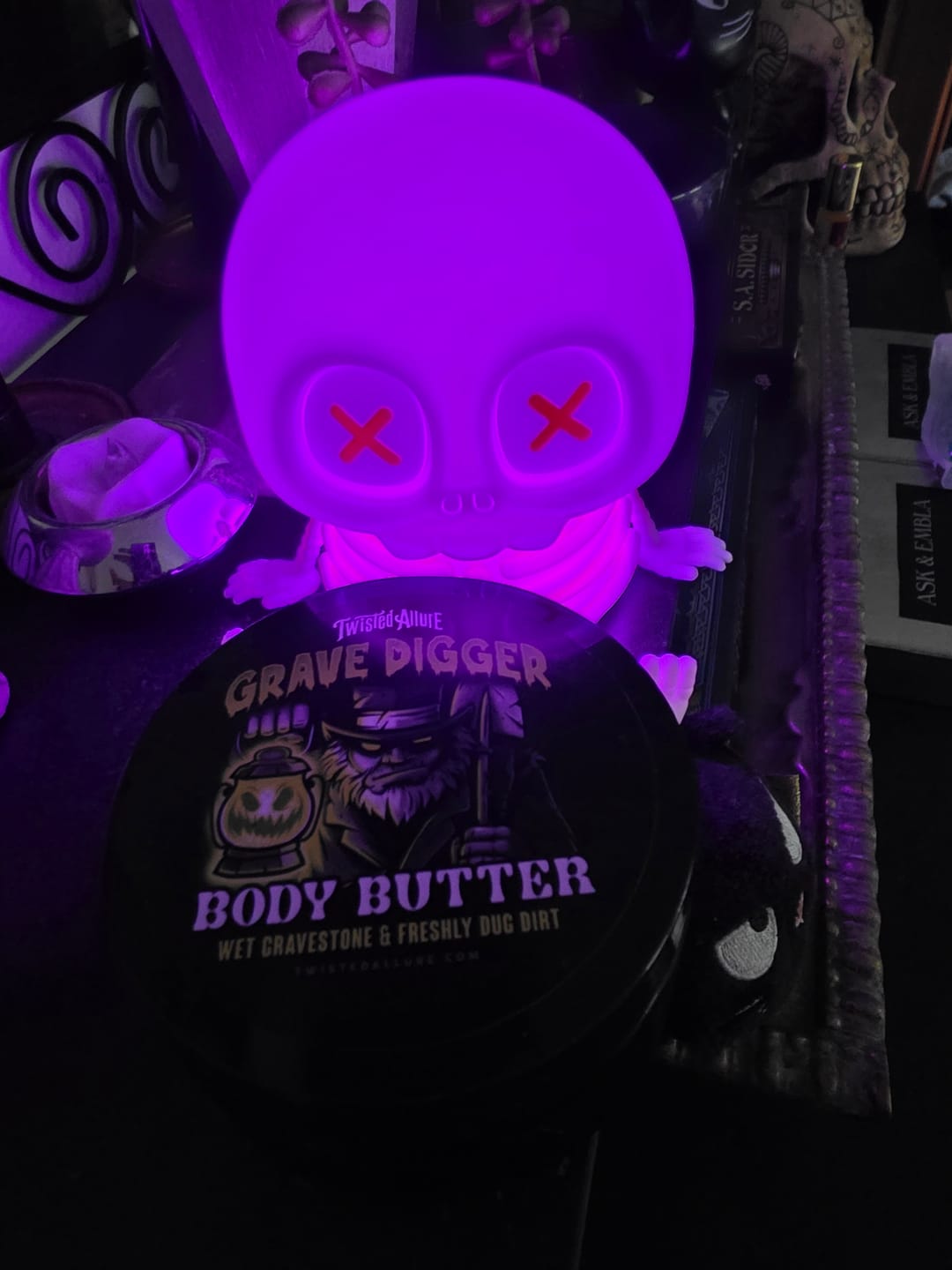 Customer photo review of Grave Digger Body Butter