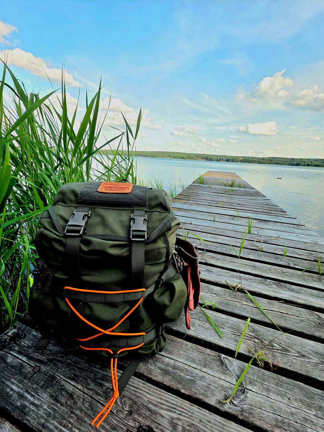 Customer photo review of Savotta leather patch