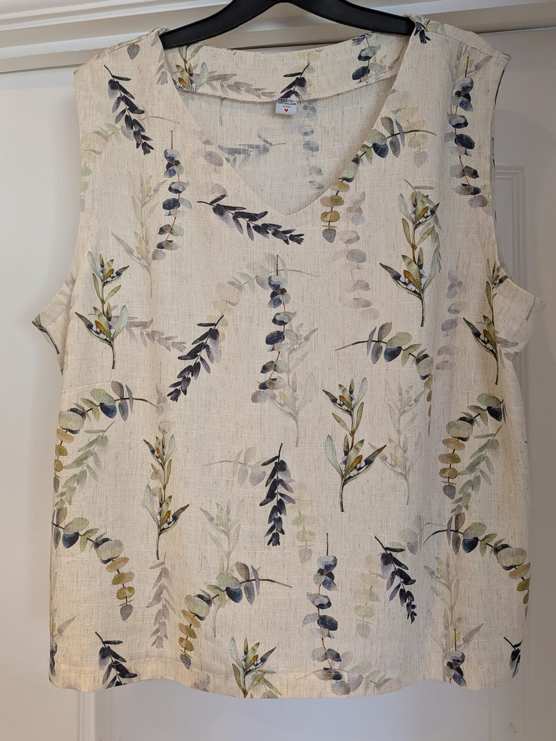 Customer photo review of Natural Leaves Linen Viscose Fabric