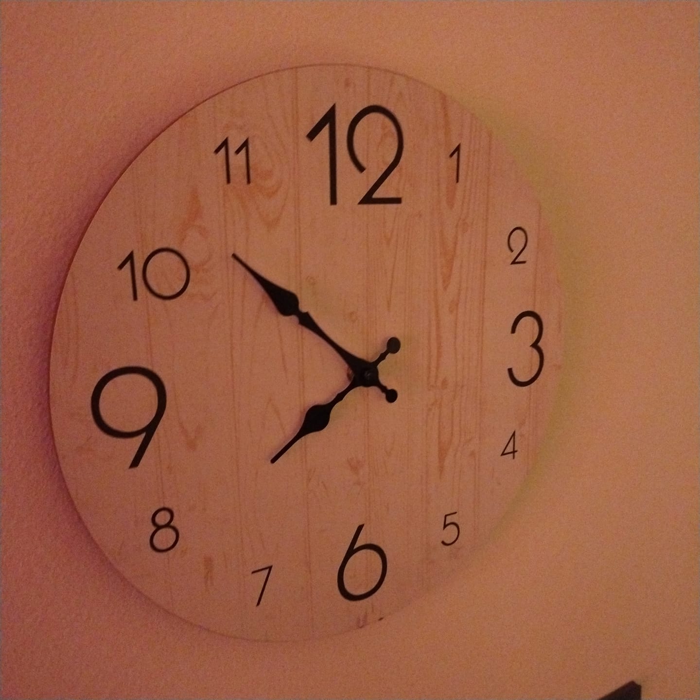 Customer photo review of Reloj De Pared Bruselas 30 Cm Madera Moderno Decorativo