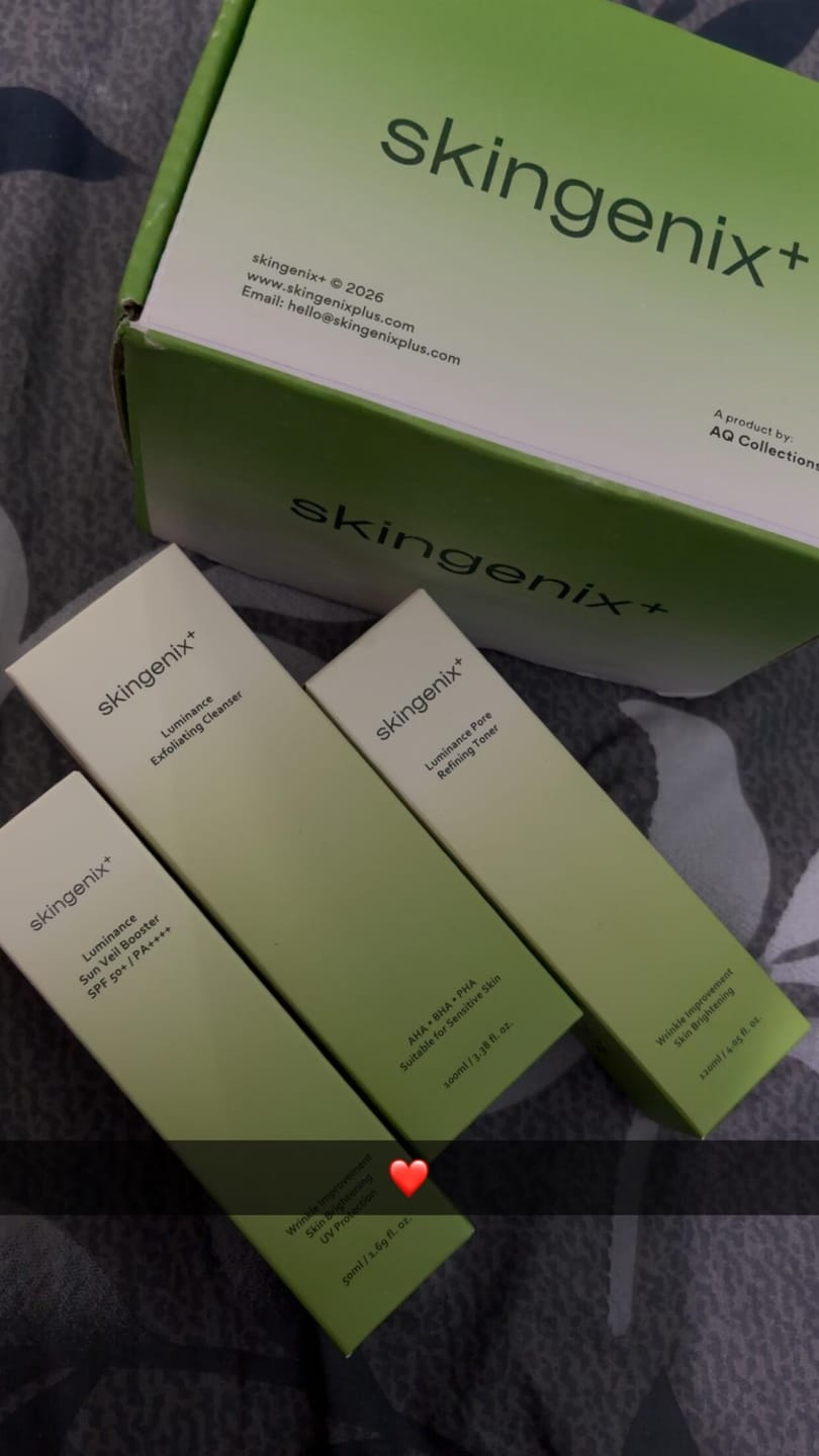 Customer photo review of Luminance Exfoliating Cleanser